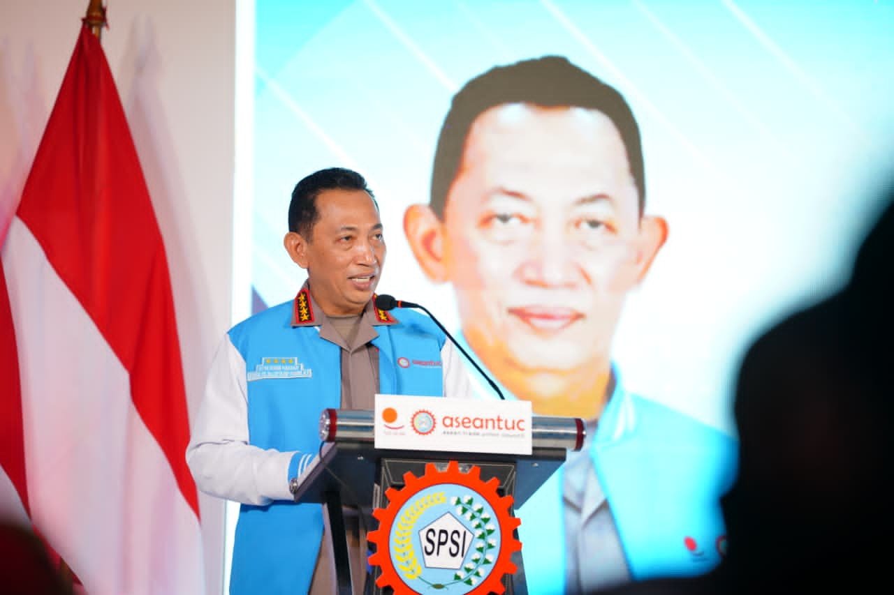 Di HUT KSPSI-Harpekindo, Kapolri Tekankan Perkuat Sinergitas hingga Dukung Hak Buruh
