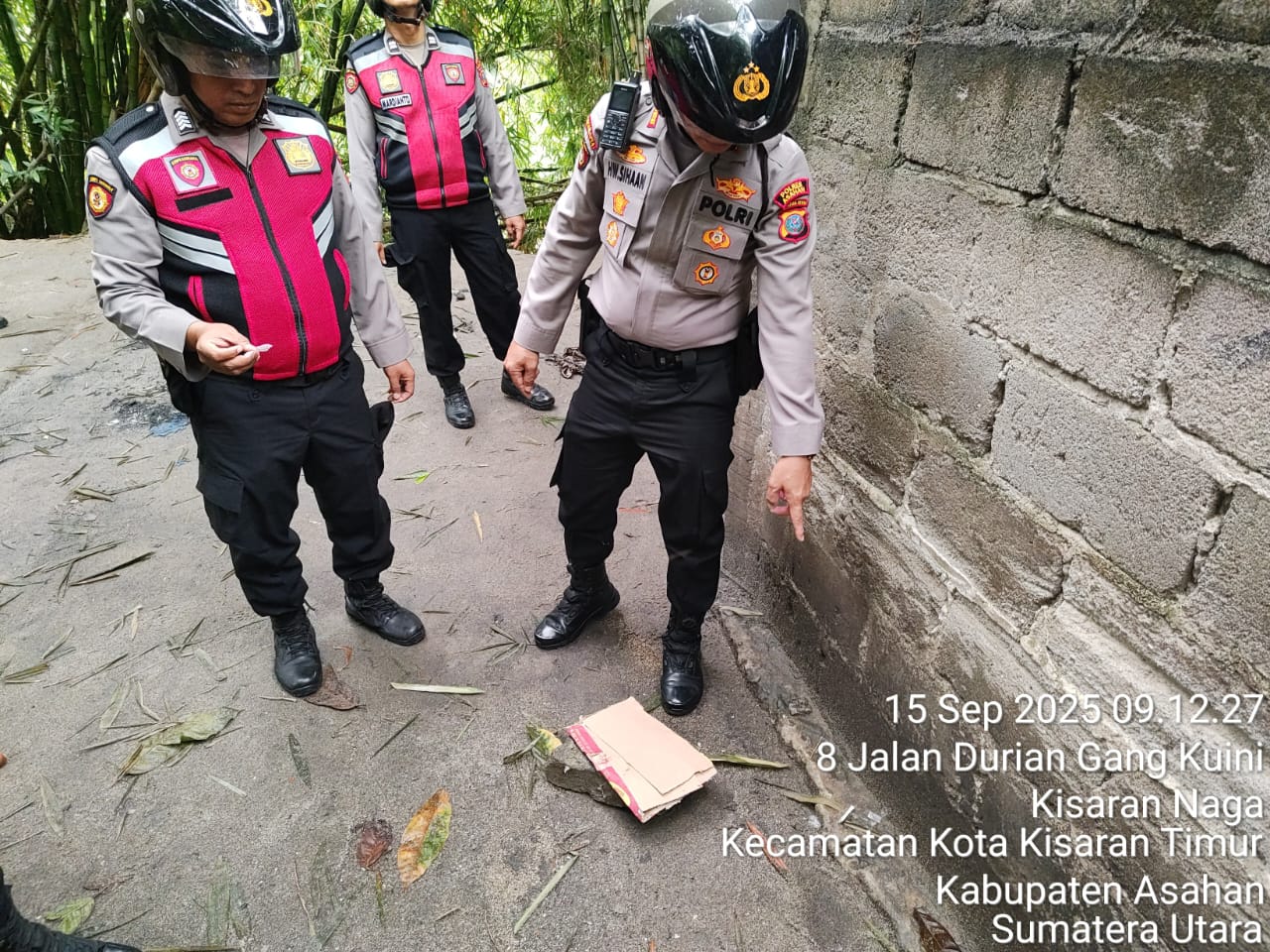 Sat Samapta Polres Asahan Gelar Patroli Perintis Presisi di Lokasi Rawan Peredaran Narkoba